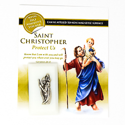 Saint Christopher & the Apparitions Car Plaque.