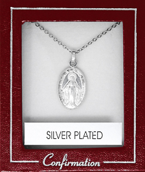 Confirmation Silver Plated Miraculous Necklace