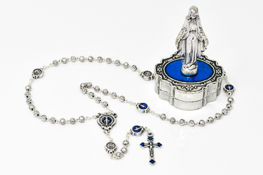 Miraculous Metal Rosary.