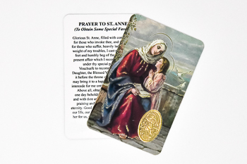 Prayer Card with Medal
