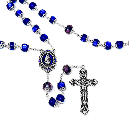 Our Lady of Grace Capped Rosary.