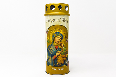 Perpetual Help Candle.