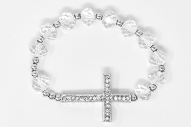 Cross Rosary Bracelet.