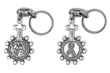 St Peregrine Key Chain.