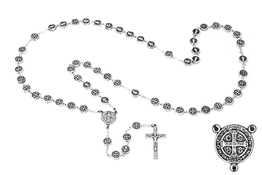 St Benedict Rosary Beads.