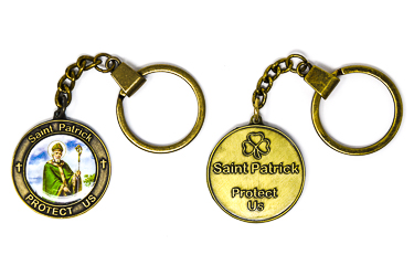 Saint Patrick Key Chain.