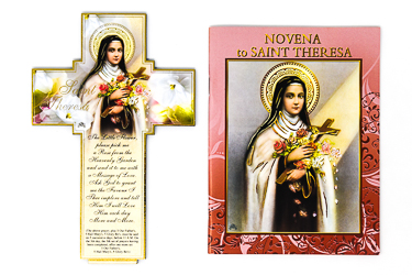 Saint Theresa Booklet & Wood Cross.