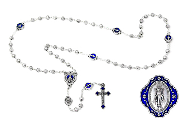 Our Lady of Grace Rosary with Rosary Box.