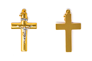 Solid Gold Crucifix.