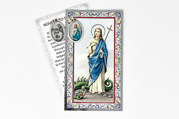 Saint Martha Prayer Card & Medal.
