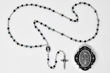  St Benedict Rosary with Rosary Box.