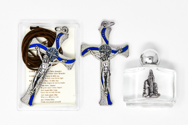 St.Benedict Metal Crucifix Medal.