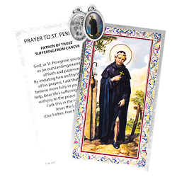 Prayer Card to Saint Peregrine.