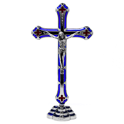 Metal Standing Crucifix.