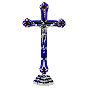 Metal Standing Crucifix.