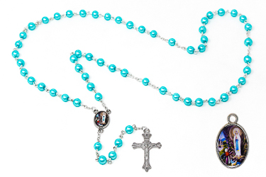 Rosary Set with Lourdes Medal.
