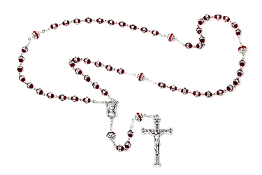 Virgin Mary Rosary Beads.