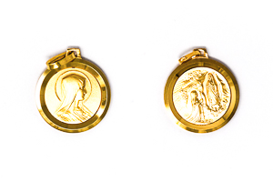 Solid Gold Apparition Pendant.