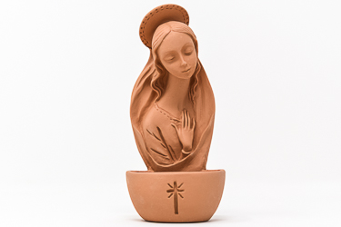 Virgin Mary Holy Water Font.