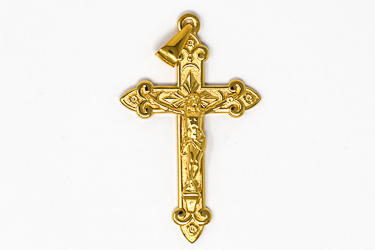  Men's Crucifix Gold Pendant.