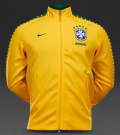 Kids Brazil Soccer Jacket 613989 703 