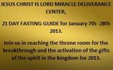 JOIN US ON OUR 21-DAY FAST!  EXPECT THE MANIFESTATIONS OF THE POWER OF GOD. 